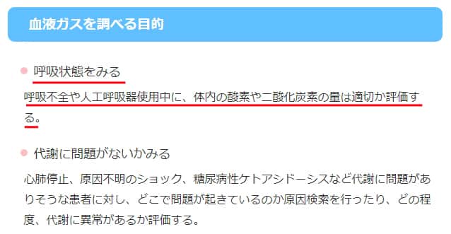血液ガスを調べる目的(画像)